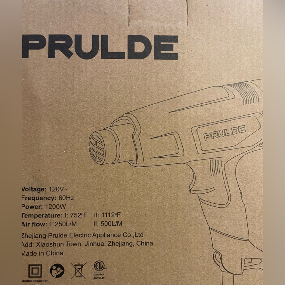 Heat Gun, PRULDE HG0080 Hot Air Gun Kit